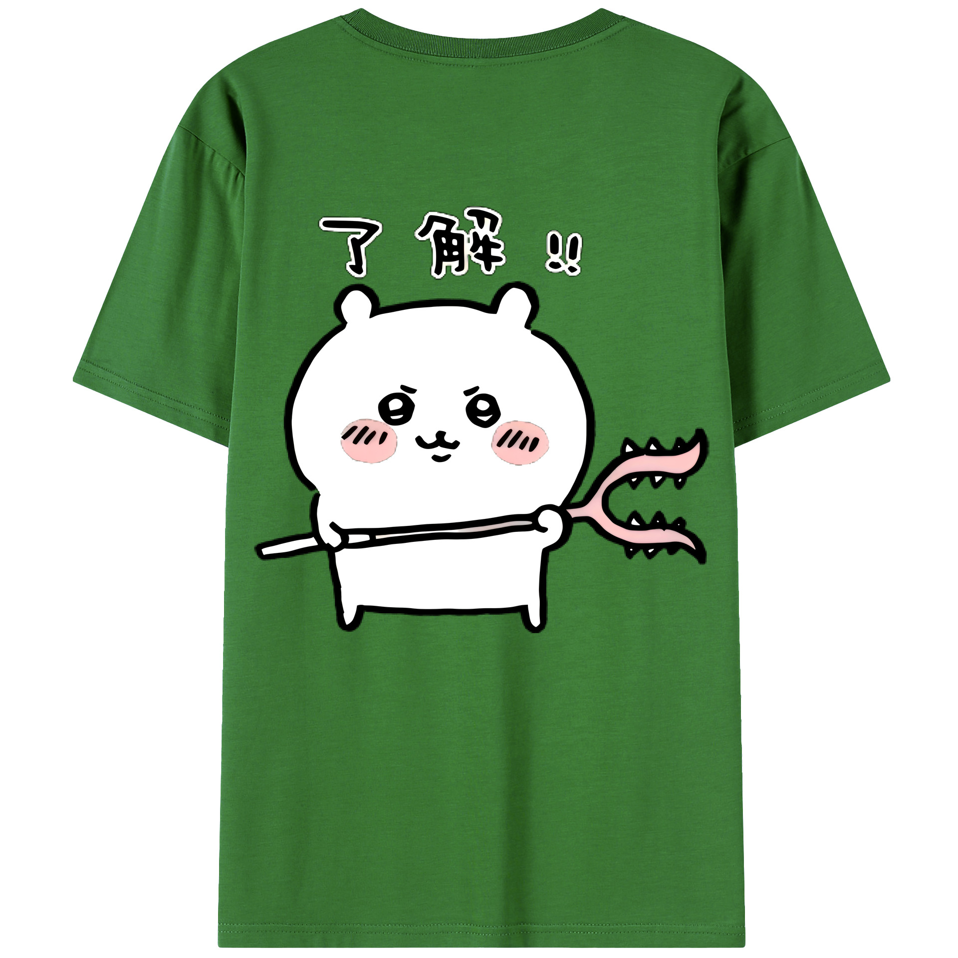 （画像用） ちいかわ ちいかわ Chii-kawa chiikawa レディース半袖Tシャツ(バックプリント)